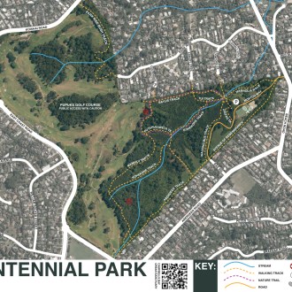 Auckland Council Map of Centennial Park